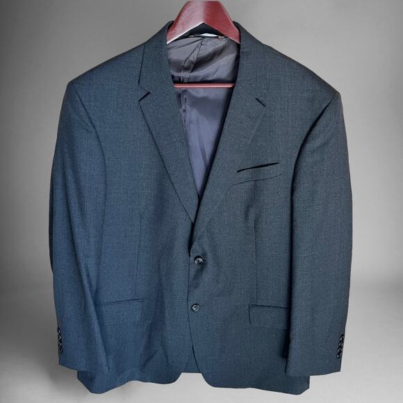 Merona Other - VTG Merona Wool Blend Blazer Jacket Colombia Made 46R Sports Coat Preppy Office